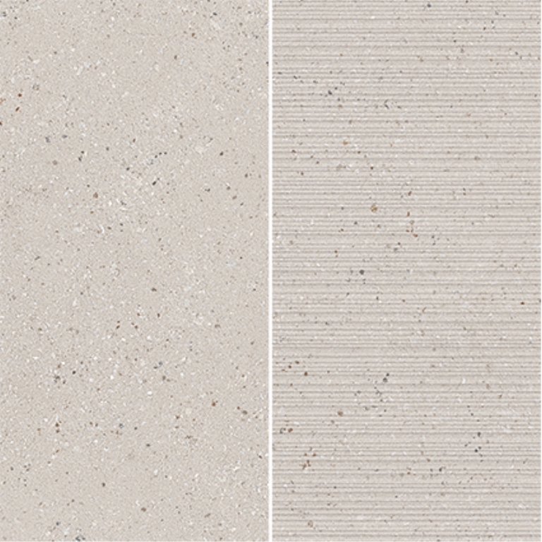 MILZETTI - 6X12/12X12 GROOVE, SILVER, TEXTURED